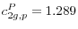  c^P_{2g,p}=1.289