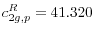  c^R_{2g,p}=41.320