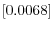 \left[0.0068\right] 
