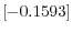  \left[-0.1593\right] 