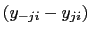  \left( y_{-ji}-y_{ji}\right) 