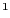 ^{1}