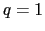  q=1