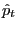 \hat {p}_t 
