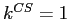  k^{CS}=1