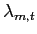  \lambda_{m,t}
