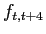 $ f_{t,t+4}$