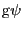 {\rm g}\psi 