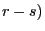 r-s)
