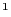 ^{1}
