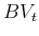 \displaystyle BV_t