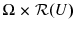  \Omega\times\mathcal{R}(U)