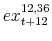  ex_{t+12}^{12,36}