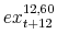  ex_{t+12}^{12,60}