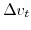  \Delta v_{t}