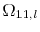  \Omega_{11,l}