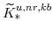  \widetilde{K}^{u,nr,kb}_{\ast}
