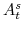  A^{s}_{t}