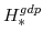 \displaystyle H^{gdp}_{\ast} 