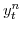  y^{n}_{t}