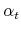 \displaystyle \alpha_t