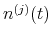  n^{(j)} (t)