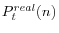 P_t^{real} (n)