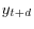  y_{t+d}