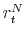  r_{t}^{N}
