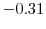  -0.31