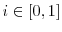  i\in\left[ 0,1\right] 