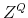 Z^Q
