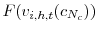 % F(v_{i,h,t}(c_{N_{c}}))