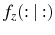  f_{z}(:\vert:)