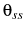  \theta_{ss}