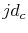 jd_{c}