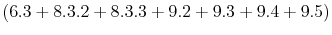  \left( 6.3+8.3.2+8.3.3+9.2+9.3+9.4+9.5\right) 
