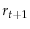  r_{t+1}