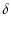  \delta 