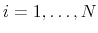  i=1,\ldots ,N