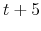  t+5