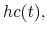  hc(t),