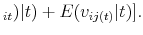  _{it})\vert t)+E(v_{ij(t)}\vert t)].