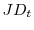  JD_{t}% 