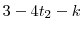  3-4t_{2}-k