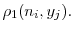  \rho_{1}(n_{i},y_{j}).