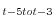 _{t-5 to t-3}