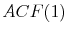  {\small ACF(1)}