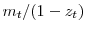  m_{t}/(1-z_{t})