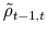  \tilde{\rho}_{t-1,t}